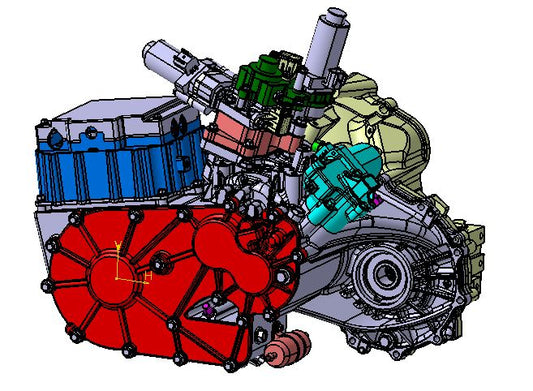 FF P275 Hybrid Vehicle Electromechanical Coupling Transmission System