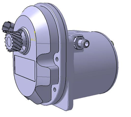 72V-3.2KW  PMS Motor Gear Box Power Unit