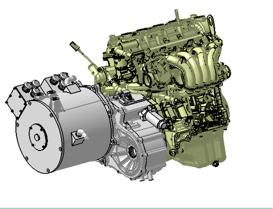 FF Extended Range EV (P1+P3) Drive System